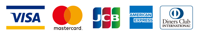 VISA, mastercard, JCB, AMERICAN EXPRESS Diners club